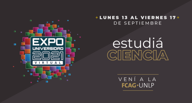 La imagen corresponde al logo de la presente edición Expo Universidad.